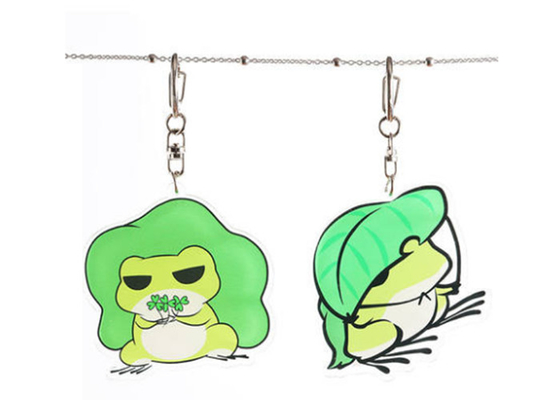 Ακρυλικό θαύματος τρισδιάστατο παπούτσι Keychain αλυσίδων κινούμενων σχεδίων βασικό για το ξενοδοχείο τσαντών αναμνηστικών