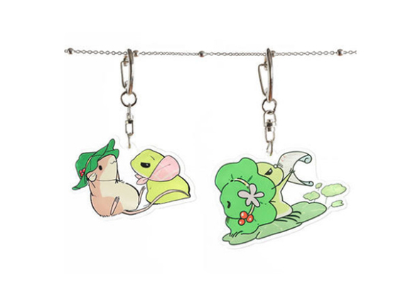 Ακρυλική τυπωμένη Keychain εκτύπωση λογότυπων συνήθειας πλαισίων φωτογραφιών τουριστικών αξιοθεάτων