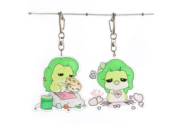 Ακρυλική τυπωμένη Keychain εκτύπωση λογότυπων συνήθειας πλαισίων φωτογραφιών τουριστικών αξιοθεάτων