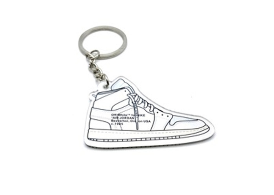 Το λέιζερ έκοψε την ακρυλική Keychain διακοσμητική στοιχείων καλή ανθεκτικότητα μπρελόκ συνήθειας ακρυλική