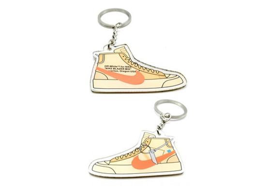 Το λέιζερ έκοψε την ακρυλική Keychain διακοσμητική στοιχείων καλή ανθεκτικότητα μπρελόκ συνήθειας ακρυλική