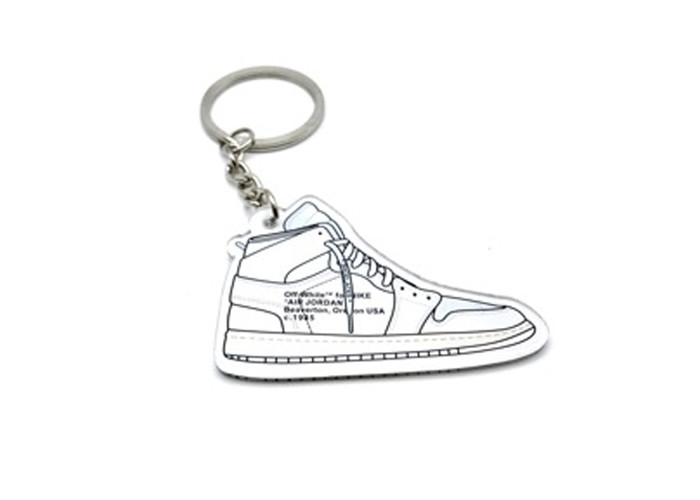 Το λέιζερ έκοψε την ακρυλική Keychain διακοσμητική στοιχείων καλή ανθεκτικότητα μπρελόκ συνήθειας ακρυλική